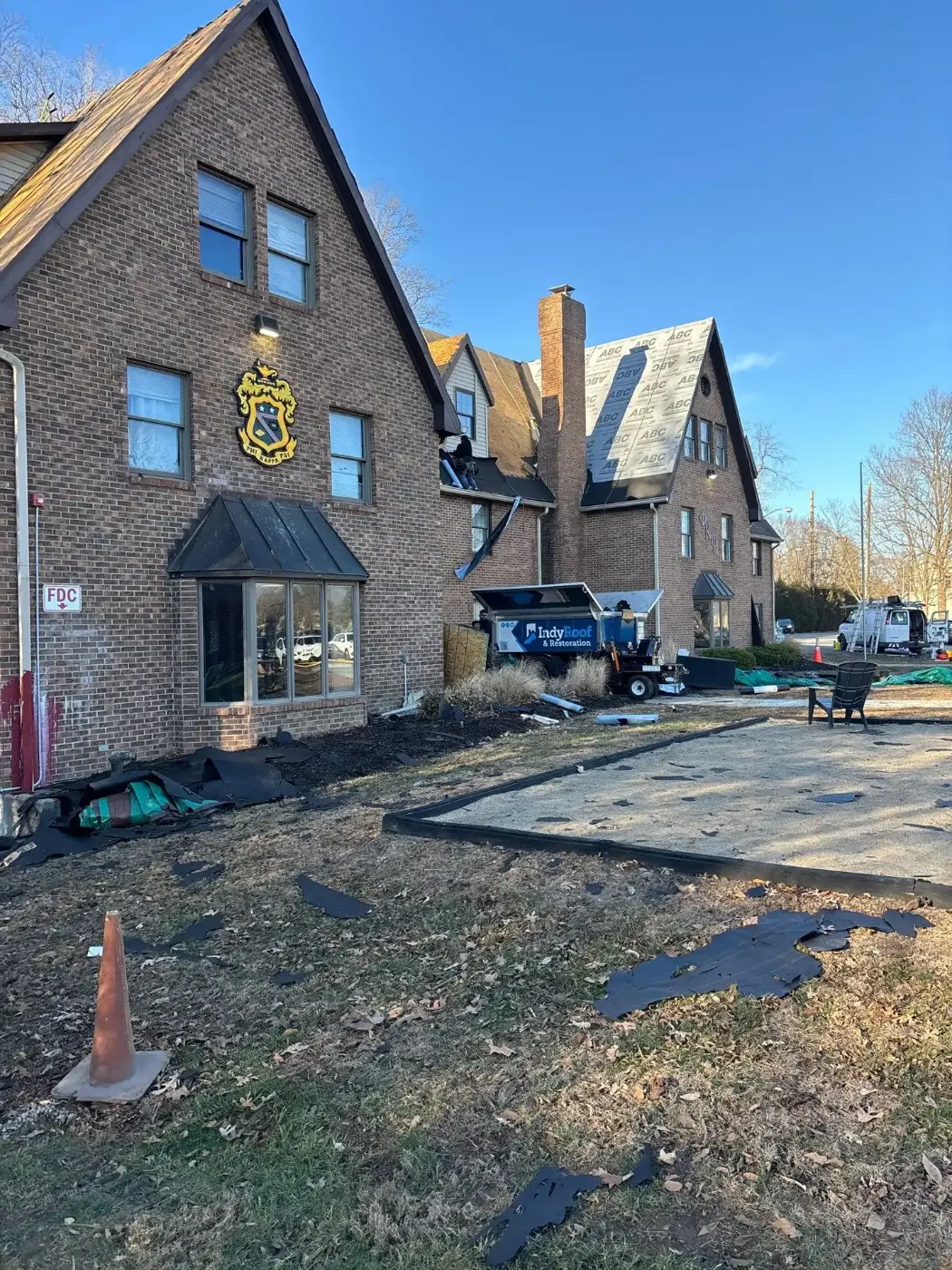 Commercial roofing by Fountain Square Commercial Roofing near Wynnedale, IN